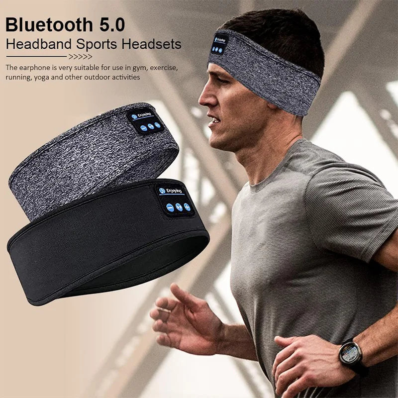 Headband sports headsets Eye Mask Bluetooth