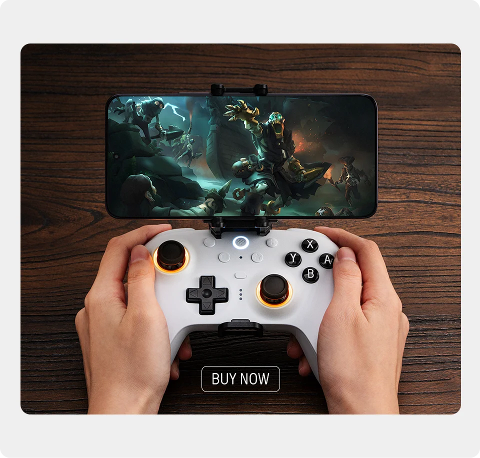 8BitDo Ultimate 2 Wireless Gaming Controller for PC & Android with TMR Joysticks, Switchable Triggers, Motion Control, 8Speed