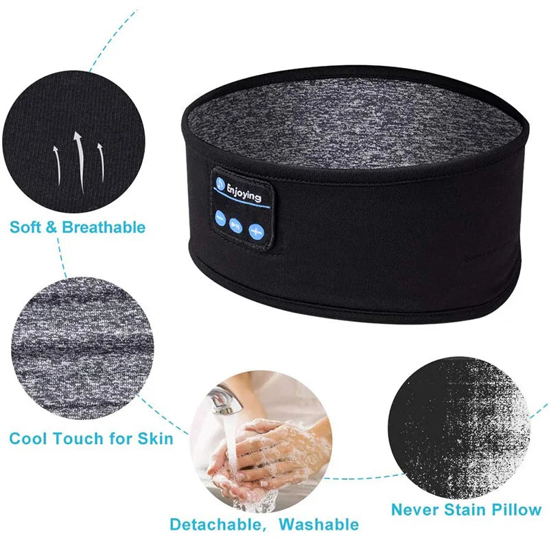 Headband sports headsets Eye Mask Bluetooth