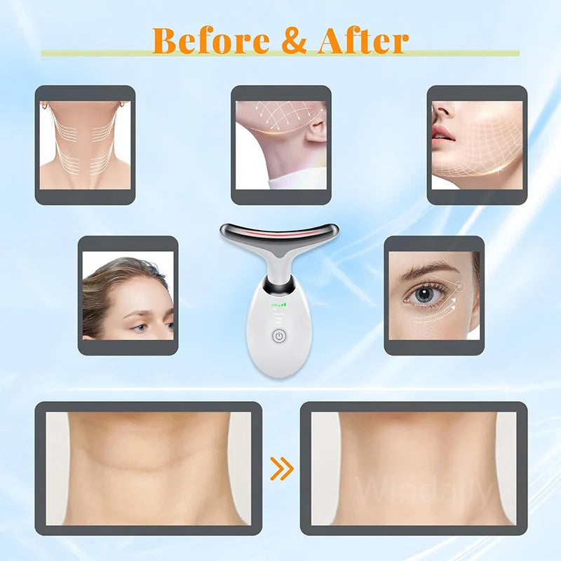 Anti-Wrinkle Facial Massager Neck Face Beauty Device Skin Tighten Facial Lift Device Reduce Double Chin Skin Care Tool