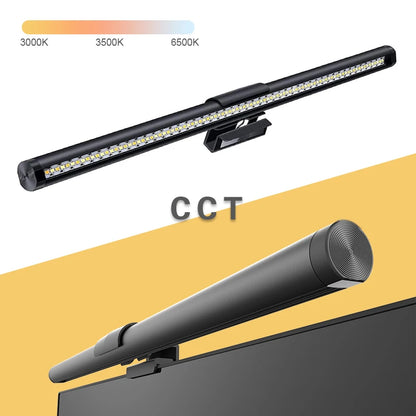 LED Monitor Light With Remote Control, Stepless Dimmable Monitor Screen Hanging Light for Computer Study, LED Table Lamp