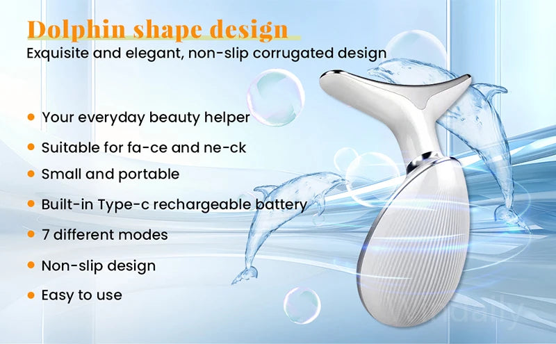 Anti-Wrinkle Facial Massager Neck Face Beauty Device Skin Tighten Facial Lift Device Reduce Double Chin Skin Care Tool