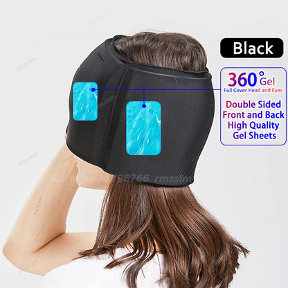 Migraine Relief Gel Hot Cold Therapy For Chemo, Sinus, Neck Wearable