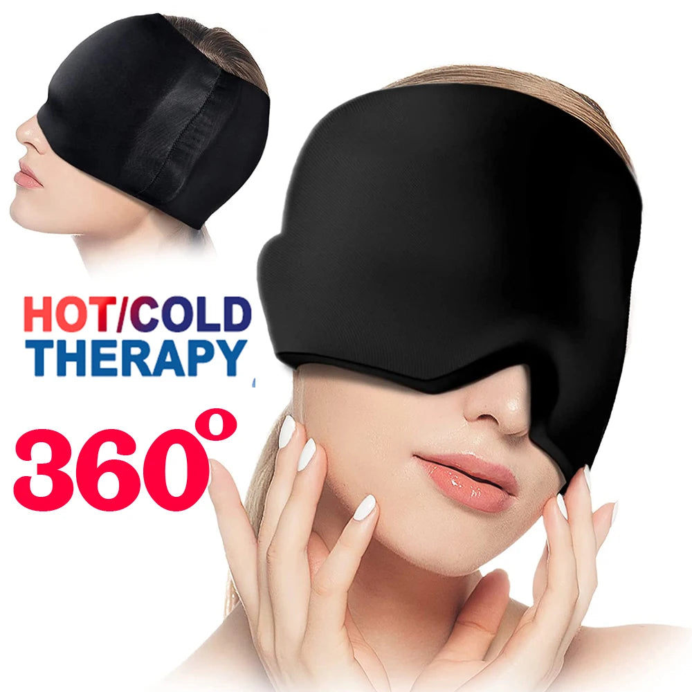 Migraine Relief Gel Hot Cold Therapy For Chemo, Sinus, Neck Wearable