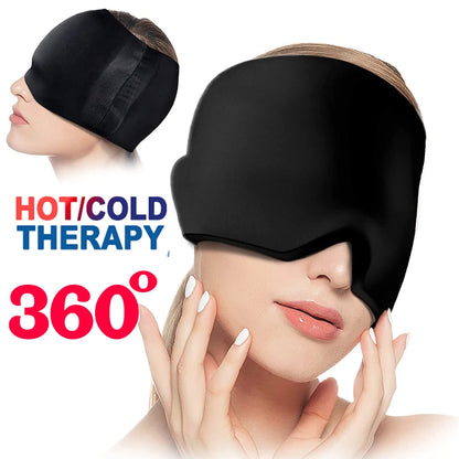 Migraine Relief Gel Hot Cold Therapy For Chemo, Sinus, Neck Wearable