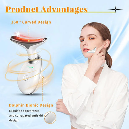 Anti-Wrinkle Facial Massager Neck Face Beauty Device Skin Tighten Facial Lift Device Reduce Double Chin Skin Care Tool