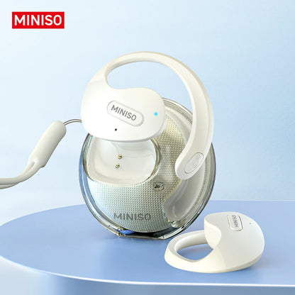 MINISO X15 PRO OWS Bluetooth Headset 5.4 Bluetooth  Earphones Button Control Noise Cancelling Ear Hanging Headphones With Mic