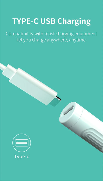 Ear Cleaner with Camera 1296P Ear Sticks USB C Charging Ear Wax Removal Tool WIFI Connection 6 LED Lights