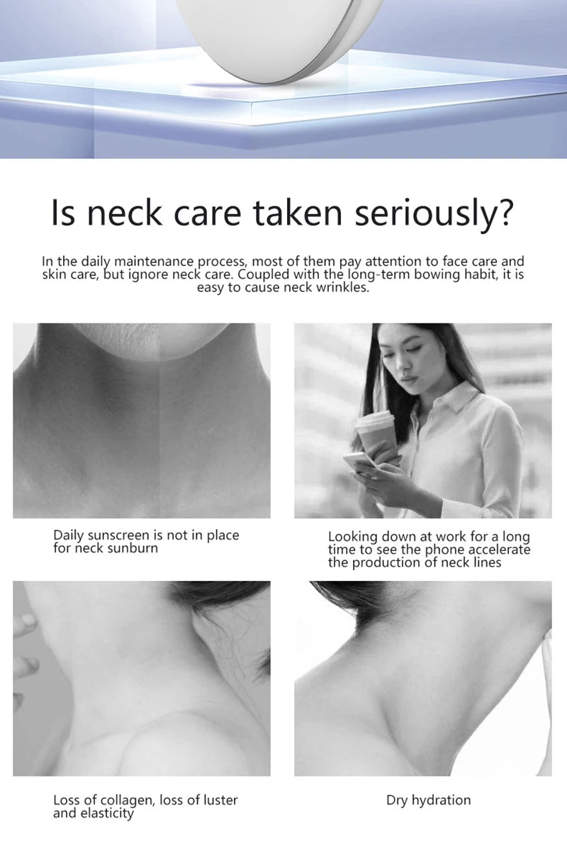 Anti-Wrinkle Facial Massager Neck Face Beauty Device Skin Tighten Facial Lift Device Reduce Double Chin Skin Care Tool