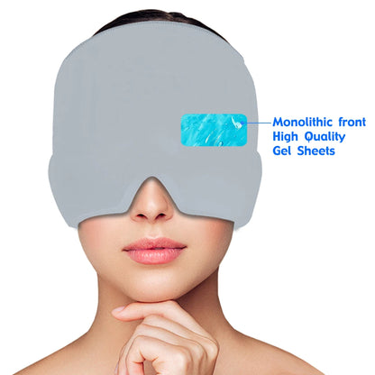 Migraine Relief Gel Hot Cold Therapy For Chemo, Sinus, Neck Wearable