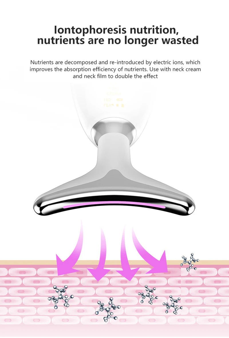 Anti-Wrinkle Facial Massager Neck Face Beauty Device Skin Tighten Facial Lift Device Reduce Double Chin Skin Care Tool