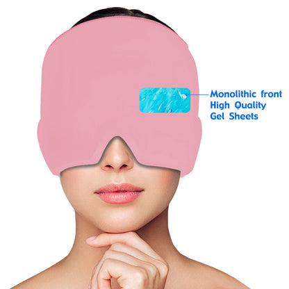 Migraine Relief Gel Hot Cold Therapy For Chemo, Sinus, Neck Wearable